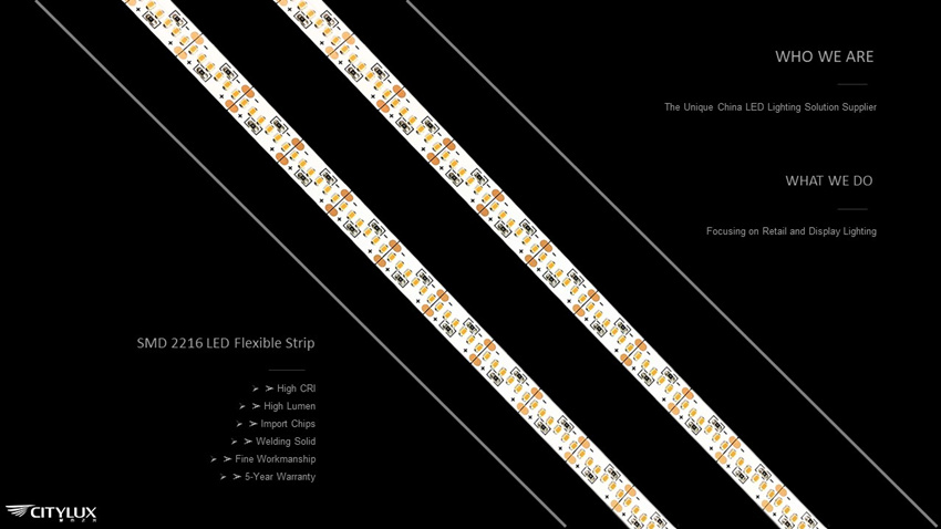 High CRI SMD 2216 LED Flexible Strip
