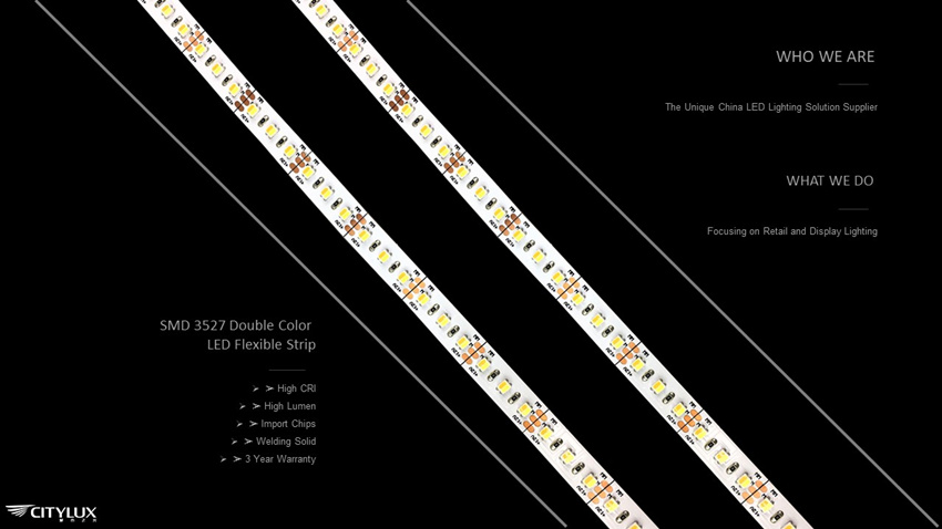 SMD 3527 Double Color LED Flexible Strip