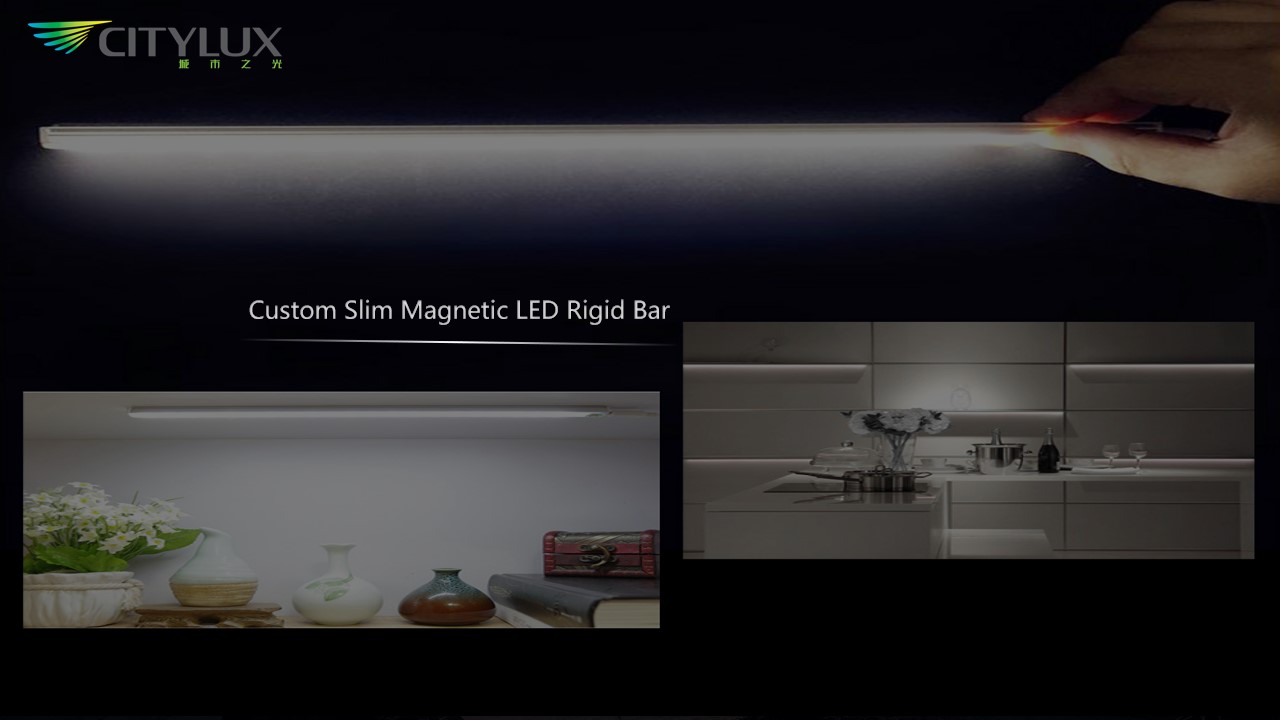 12V/24V Slim LED Shelf Light Magnetic Power Track System