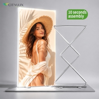 Tissu personnalisé Lightbox Pour Affichage de la vente au détail